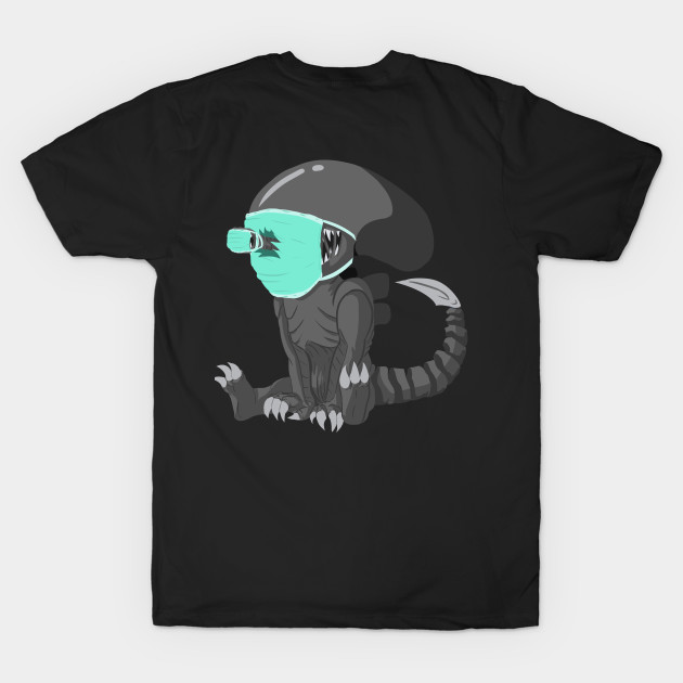 Stay Safe Xenomorph by Chuckle Print